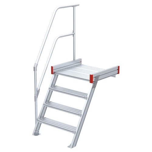 Euroline 511 Podesttreppe 60° 600mm Stufenbreite 4 Stufen