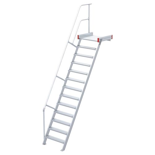 Euroline 511 Podesttreppe 60° 600mm Stufenbreite 13 Stufen