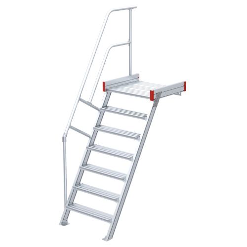 Euroline 511 Podesttreppe 60° 800mm Stufenbreite 7 Stufen