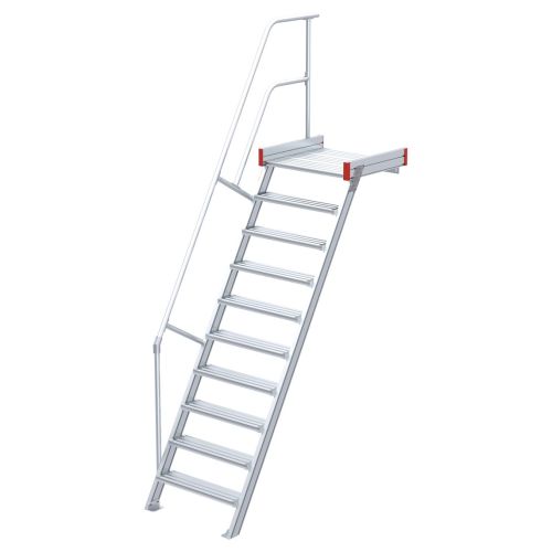 Euroline 511 Podesttreppe 60° 1000mm Stufenbreite 10 Stufen