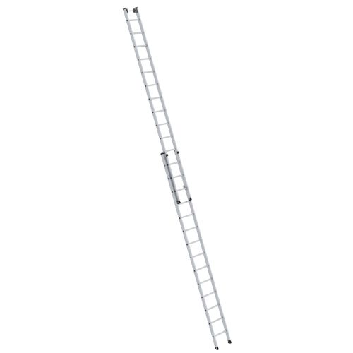 MUNK Aluminium-Schiebeleiter 2-teilig ohne Traverse 2x14 Sprossen