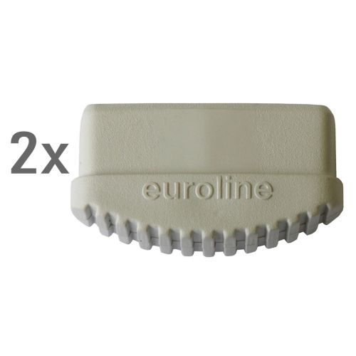 Euroline Leiterfuß weiß 75x20mm Paar