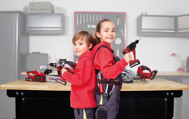 EINHELL Kids E-Case Werkbank incl. Akku-Schrauber