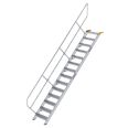 MUNK Treppe 45°  inkl. einen Handlauf, 600mm Stufenbreite, 14 Stufen-small