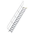 MUNK Treppe 45°  inkl. einen Handlauf, 600mm Stufenbreite, 16 Stufen-small
