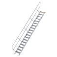MUNK Treppe 45°  inkl. einen Handlauf, 600mm Stufenbreite, 18 Stufen-small