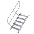 MUNK Treppe 45°  inkl. einen Handlauf, 800mm Stufenbreite, 5 Stufen-small