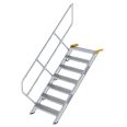 MUNK Treppe 45°  inkl. einen Handlauf, 800mm Stufenbreite, 7 Stufen-small