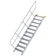 MUNK Treppe 45°  inkl. einen Handlauf, 800mm Stufenbreite, 11 Stufen-small