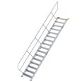 MUNK Treppe 45°  inkl. einen Handlauf, 800mm Stufenbreite, 16 Stufen-small