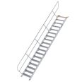 MUNK Treppe 45°  inkl. einen Handlauf, 800mm Stufenbreite, 18 Stufen-small