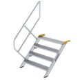 MUNK Treppe 45°  inkl. einen Handlauf, 1000mm Stufenbreite, 4 Stufen-small