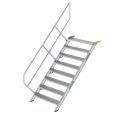 MUNK Treppe 45°  inkl. einen Handlauf, 1000mm Stufenbreite, 8 Stufen-small