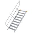 MUNK Treppe 45°  inkl. einen Handlauf, 1000mm Stufenbreite, 9 Stufen-small