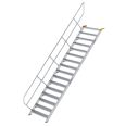 MUNK Treppe 45°  inkl. einen Handlauf, 1000mm Stufenbreite, 16 Stufen-small