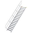 MUNK Treppe 45°  inkl. einen Handlauf, 1000mm Stufenbreite, 17 Stufen-small