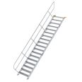 MUNK Treppe 45°  inkl. einen Handlauf, 1000mm Stufenbreite, 18 Stufen-small