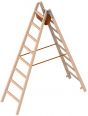 Layher 1038 Holzstehleiter 2x4 Sprossen-small