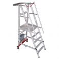 Euroline Premium 32778 Podestleiter fahrbar, klappbar 5 Stufen Euroline Premium 32778 Podestleiter fahrbar, klappbar 5 Stufen-small