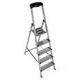 Euroline 22578 Stufenstehleiter mit Sicherheitsbrücke und Werkzeugablage 5 Stufen-small