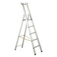 Zarges gebördelte Stehleiter Saferstep S eloxiert 3 Stufen-small