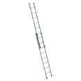 MUNK Aluminium-Schiebeleiter 2-teilig ohne Traverse 2x8 Sprossen-small