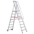 Euroline Premium 32677 Stufenstehleiter mit großer Standplattform 8 Stufen-small