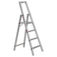Euroline 22577 Stufenstehleiter mit Sicherheitsbrücke 4 Stufen-small