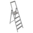 Euroline 22577 Stufenstehleiter mit Sicherheitsbrücke 5 Stufen-small