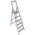 Euroline 22577 Stufenstehleiter mit Sicherheitsbrücke 6 Stufen-small
