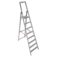 Euroline 22577 Stufenstehleiter mit Sicherheitsbrücke 8 Stufen-small