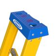 Werner GFK Kunststoff Stufenstehleiter 4 Stufen-small
