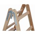 Werner Holz Stufenstehleiter zweiseitig begehbar 2x4 Stufen-small