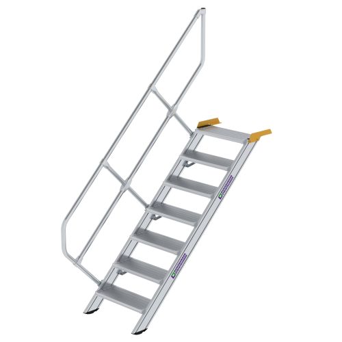 MUNK Treppe 45°  inkl. einen Handlauf, 600mm Stufenbreite, 7 Stufen