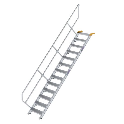 MUNK Treppe 45°  inkl. einen Handlauf, 600mm Stufenbreite, 13 Stufen