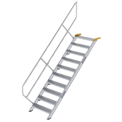 MUNK Treppe 45°  inkl. einen Handlauf, 800mm Stufenbreite, 10 Stufen