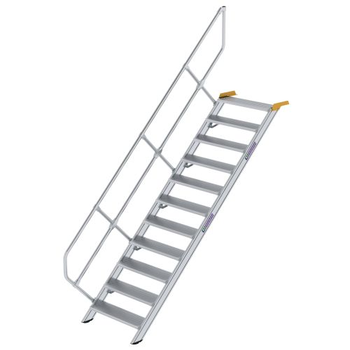 MUNK Treppe 45°  inkl. einen Handlauf, 800mm Stufenbreite, 11 Stufen