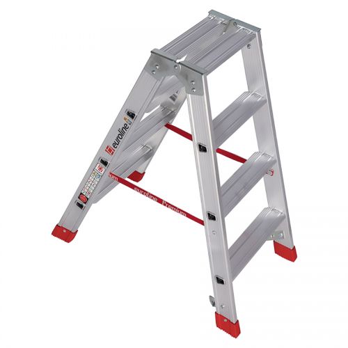 Euroline Premium 30577 Stufenstehleiter 2x4 Stufen