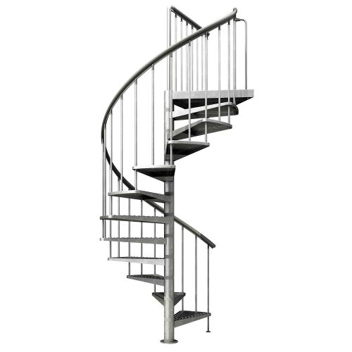 Dolle Aussentreppe Gardenspin 246-282cm Geschosshöhe Ø125-155cm Trimax®/Metall