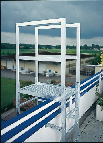 MUNK Attika-Überstieg in Sonderlängen Aluminium eloxiert 1400mm