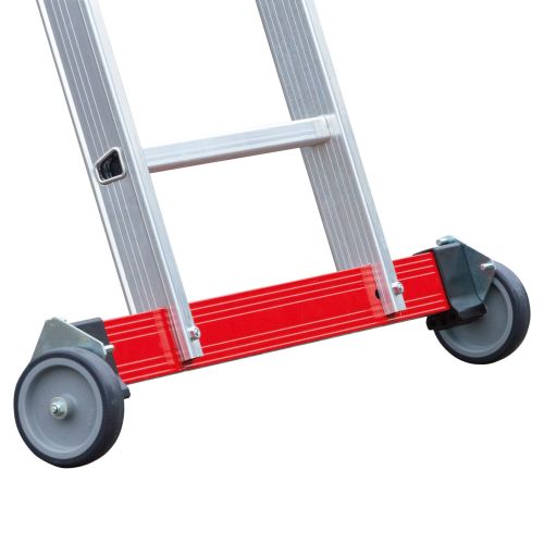 Euroline Premium 30778 Mehrzweckleiter 3-teilig, rollbar