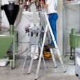 Zarges gebördelte Stehleiter Saferstep S eloxiert 10 Stufen Zarges gebördelte Stehleiter Saferstep S eloxiert 10 Stufen-small