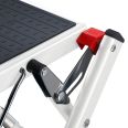 Hailo MK60 Mini Klapptritt weiß 2 Stufen-small