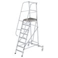 MUNK Plattformleiter fahrbar 8 Stufen-small