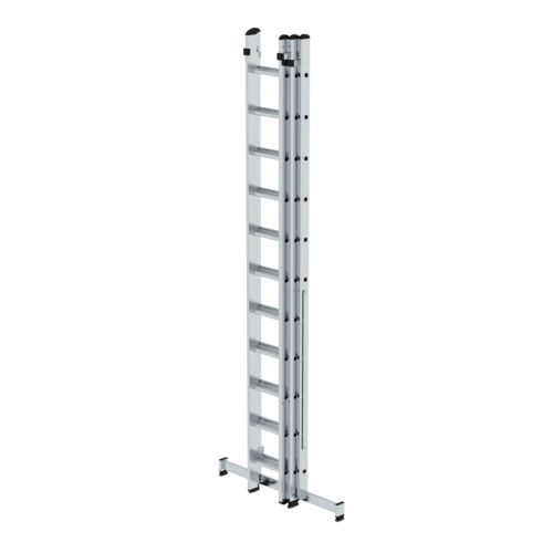 MUNK Mehrzweckleiter mit Nivello® Traverse 3x11 Sprossen