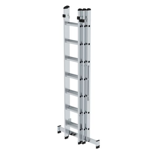 MUNK Mehrzweckleiter mit Nivello® Traverse 3x7 Sprossen