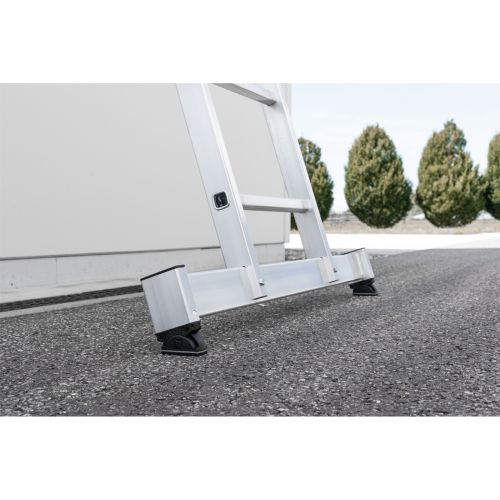 MUNK Mehrzweckleiter mit Nivello® Traverse 3x9 Sprossen