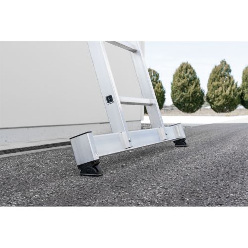 MUNK Mehrzweckleiter mit Nivello® Traverse 3x9 Sprossen