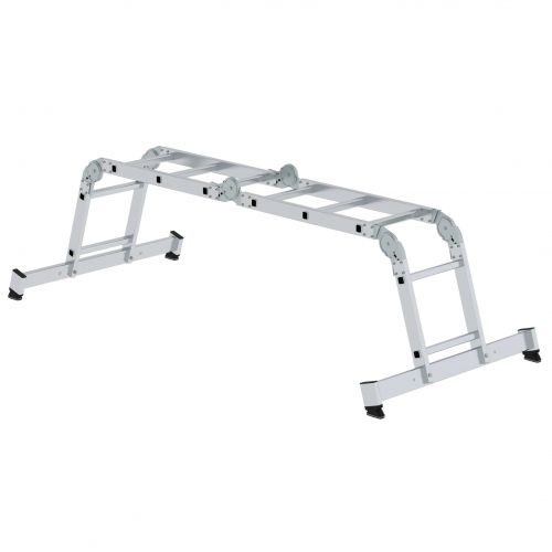 MUNK Vielzweckleiter mit Nivello® Traverse 2x2 + 2x3 Sprossen