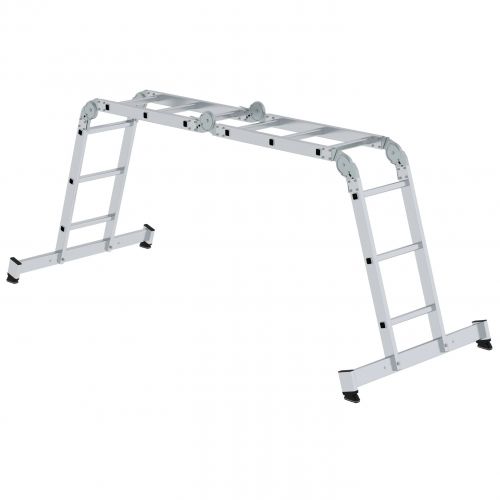 MUNK Vielzweckleiter mit Nivello® Traverse 4x3 Sprossen